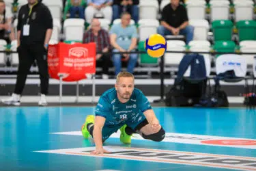 Damian Wojtaszek stabilny nie tylko w przyjęciu. Libero zdecydował