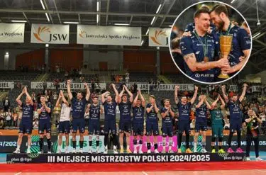 PlusLiga. „Kropek” i Wrona żegnają się z siatkówką po zdobyciu brązu