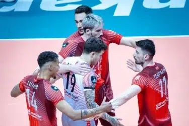 Liga Mistrzów. Tomasz Fornal i spółka zdominowali hit. Jeden bardzo zacięty set 