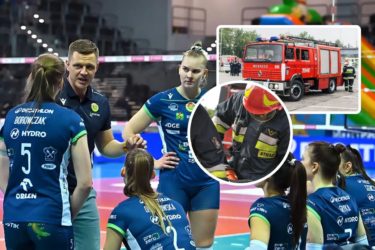 Palący problem przed meczem w Bielsku-Białej? Straż pożarna musiała reagować